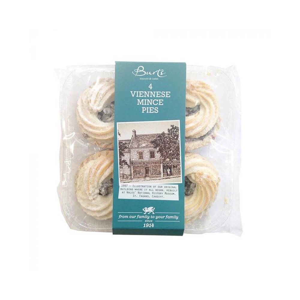 Burts Viennese Mince Pies x 4